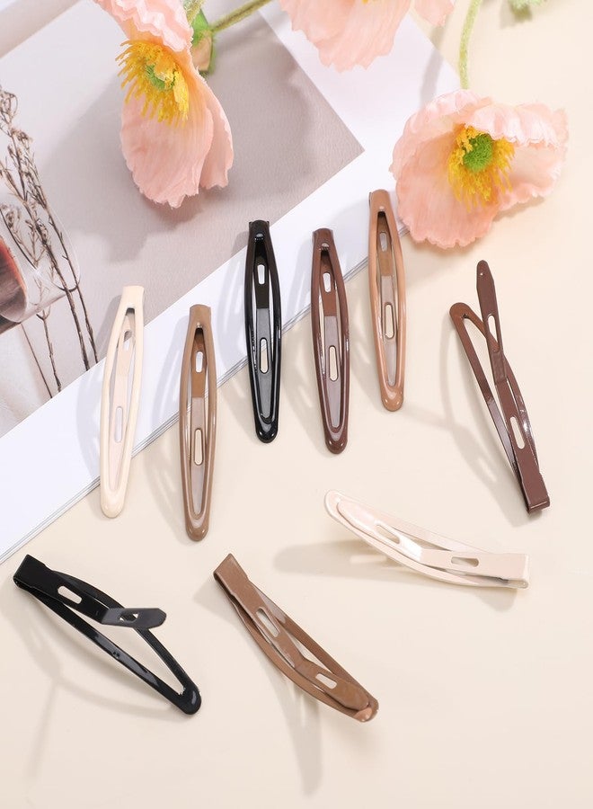 obeoby 40 Pcs 5 Colors Metal Snap Hair Clips, 2.36 Inch Hair Barrettes Accessories for Women Girls Holiday Birthday Gifts - Image 4